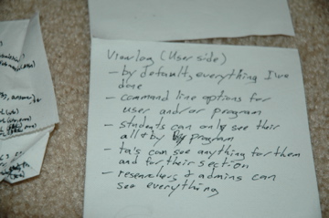 View Log Functionality, from the User Perspective